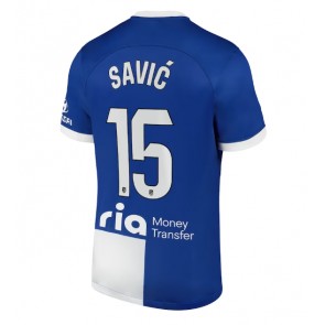 Atletico Madrid Stefan Savic #15 Replica Away Stadium Shirt 2023-24 Short Sleeve